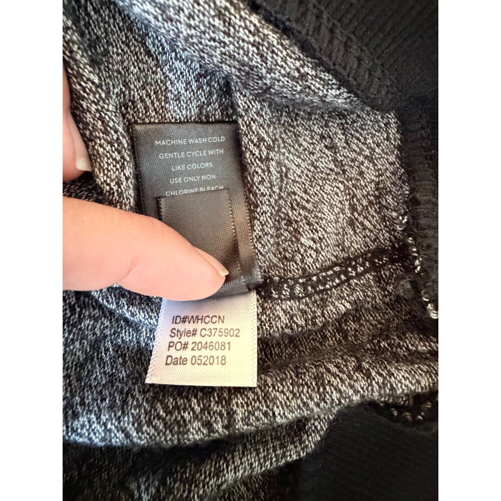 Simply Vera Vera Wang Sweatshirt XXL Grey Soft Knit Front Pockets Loungewear Top - Picture 6 of 9